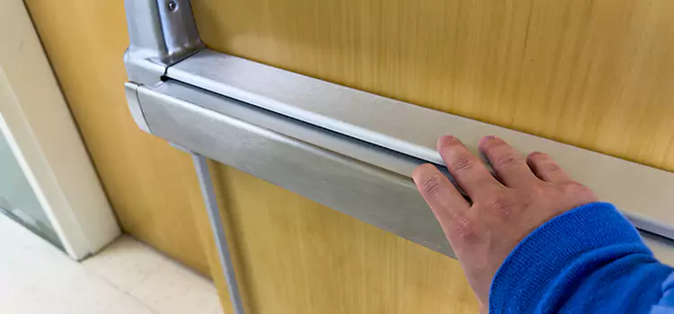 Installing a Push Bar on a Door Germantown